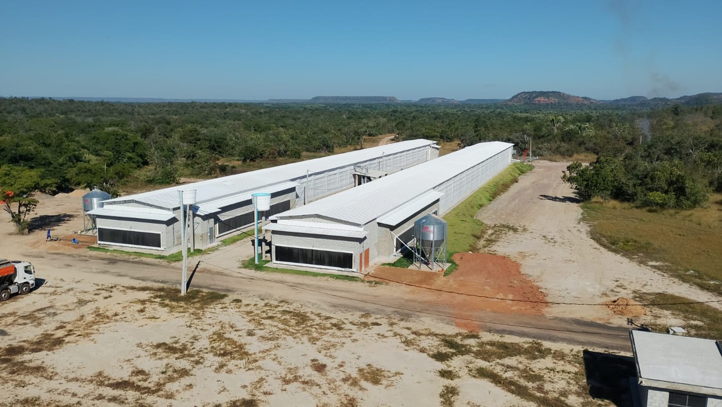 Galpões de Recria — obra entregue pela Humany Engenharia